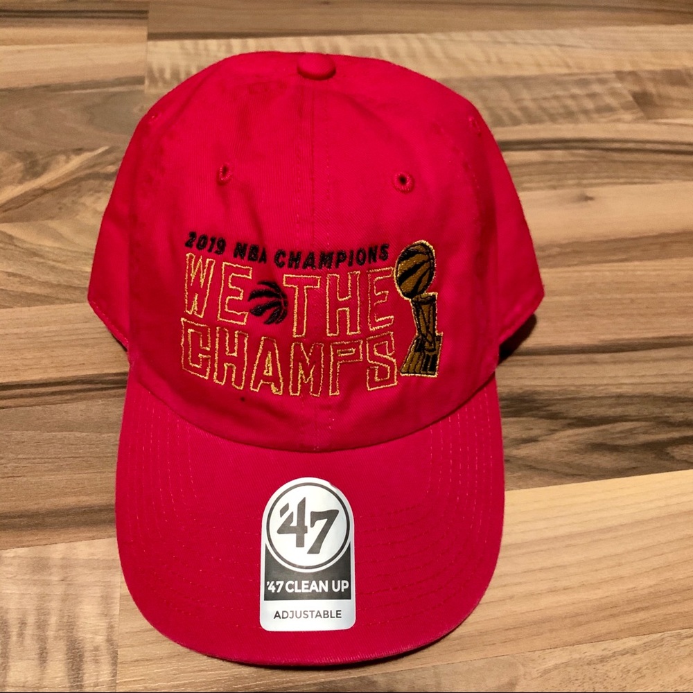 Men 2019 NBA Champions We The Champs Red Cap